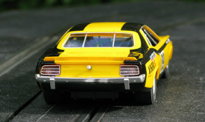 SCX 64870 Plymouth AAR Cuda - #89 yellow/black. DNQ, Le Mans 24hrs 1975. Michel Guicherd / Christian Avril / Jean-Claude Geral - 05