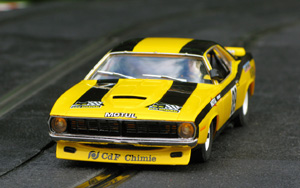 SCX 64870 Plymouth AAR Cuda - #89 yellow/black. DNQ, Le Mans 24hrs 1975. Michel Guicherd / Christian Avril / Jean-Claude Geral - 06