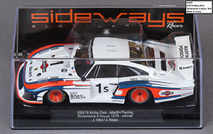 Sideways SW20 Porsche 935/78 "Moby Dick" - #1 Martini Porsche: Winner, Silverstone 6 Hours 1978. Jochen Mass / Jacky Ickx - 09