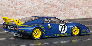 Sideways SW28 Ferrari 512 BB LM - #77 European University. Charles Pozzi / JMS Racing: DNF, Le Mans 24 Hours 1980. Claude Ballot-Léna / Jean-Claude Andruet - 02