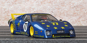 Hacia los lados Racer SW28 Scalextric Comp Ferrari 512BB No.77 24hr Le Mans 1980 Nuevo y en caja