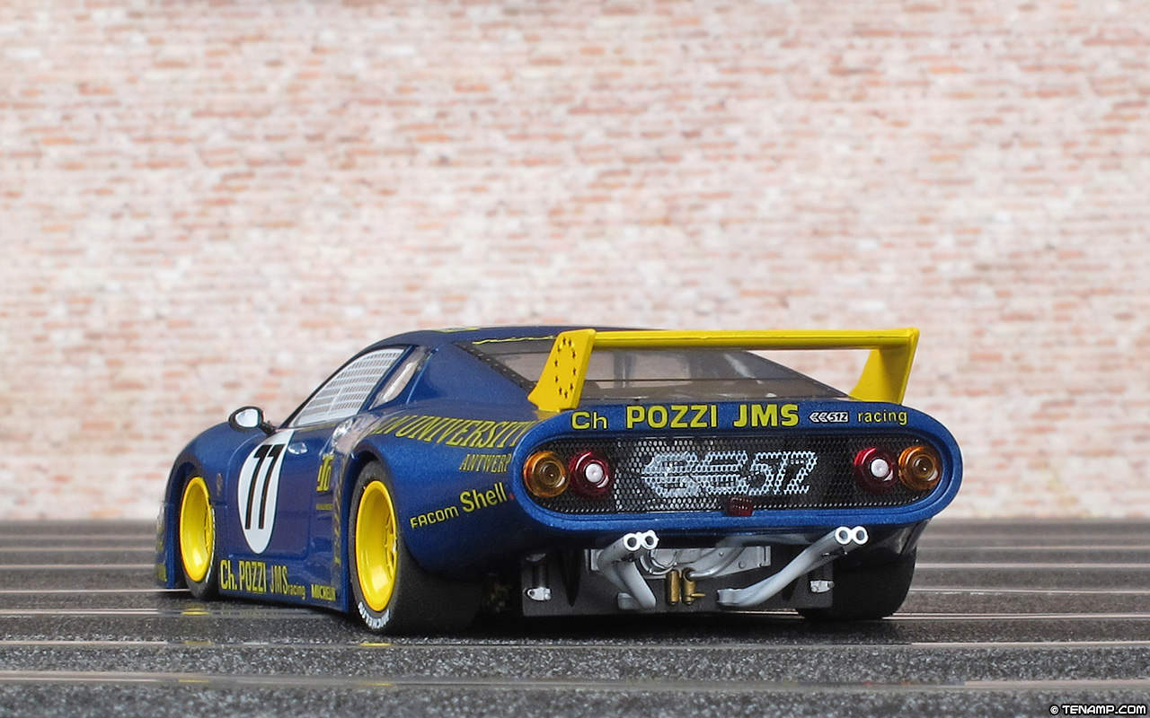 Hacia los lados Racer SW28 Scalextric Comp Ferrari 512BB No.77 24hr Le Mans 1980 Nuevo y en caja