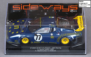 Sideways SW28 Ferrari 512 BB LM - #77 European University. Charles Pozzi / JMS Racing: DNF, Le Mans 24 Hours 1980. Claude Ballot-Léna / Jean-Claude Andruet - 09