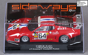 Sideways SW35 Ferrari 512 BB LM - #64 NART. North American Racing Team: DNF, Le Mans 24 Hours 1979. Jean-Pierre Delaunay / Cyril Grandet / Preston Henn - 09