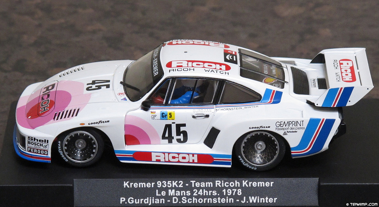 Sideways SW45 Porsche Kremer 935 K2 - #45 Ricoh. Porsche Kremer Racing. DNF, Le Mans 24 Hours 1978. "John Winter" (Louis Krages) / Dieter Schornstein / Philippe Gurdjian