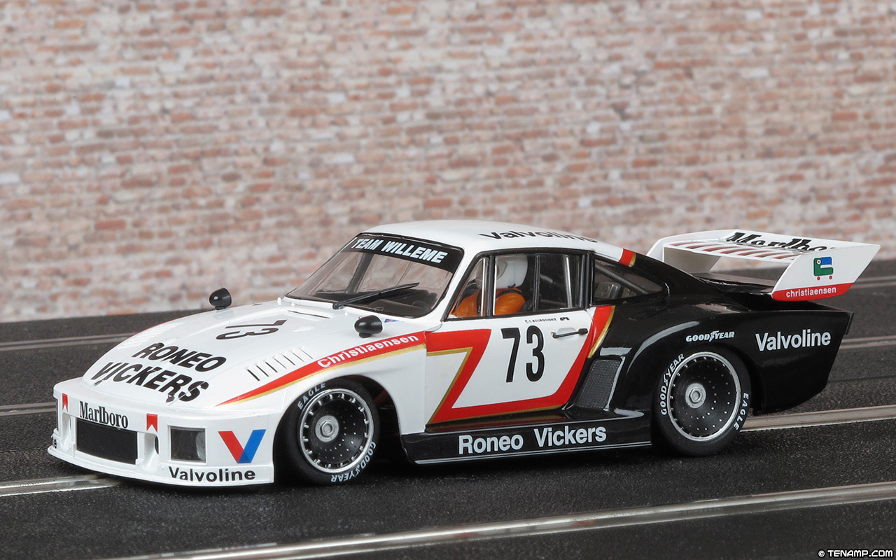 Sideways SW55 suits Scalextric slot car track Porsche 935 K2 Zoler 1978 