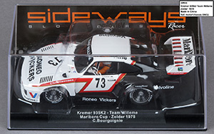 Sideways SW55 Porsche Kremer 935 K2 - #73 Roneo Vickers. Team Willeme: Winner, Marlboro Cup, Zolder 1978. Claude Bourgoignie - 06