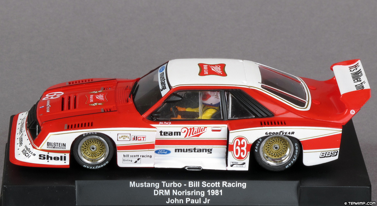 Sideways SW66 Ford Mustang Turbo - #63 Team Miller. 2nd place, ADAC Norisring Trophy 1981. Bill Scott Racing: John Paul Jr.
