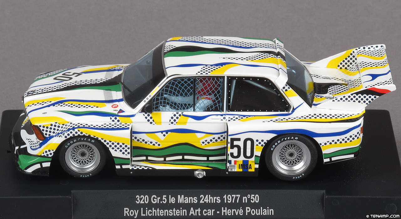 Sideways SW72 BMW 320 Group 5 - No.50 Roy Lichtenstein art car. 9th place, Le Mans 24 Hours 1977. Hervé Poulain / Marcel Mignot