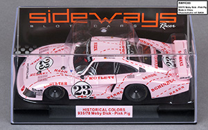 Sideways SWHC03 Porsche 935/78 "Moby Dick". Sideways "Historical Colours" fantasy livery inspired by the no.23 Porsche 917/20 that raced at the 1971 Le Mans 24 Hours - 09