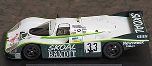 Slot.it CA02H Porsche 956 - #33 Skoal Bandit Porsche Team: 3rd place, Le Mans 24 Hours 1984. David Hobbs / Philippe Streiff / Sarel van der Merwe