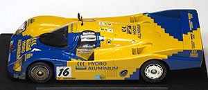 Slot.it CA03E Porsche 962 C - #16 Hydro Aluminium. Brun Motorsport: 10th place, Le Mans 24 Hours 1989. Uwe Schäfer / Harald Huysman / Dominique Lacaud