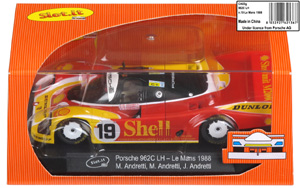 Slot.it CA03G Porsche 962 C - #19 Shell. 6th place, Le Mans 24 Hours 1988. Mario Andretti / Michael Andretti / John Andretti - 12