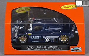 Slot.it CA06H Sauber C9 - #62 Kouros Racing: DNF, Le Mans 24 Hours 1987. Johnny Dumfries / Chip Ganassi / Mike Thackwell - 09