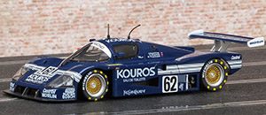 Slot.it CA06H Sauber C9 - #62 Kouros Racing: DNF, Le Mans 24 Hours 1987. Johnny Dumfries / Chip Ganassi / Mike Thackwell
