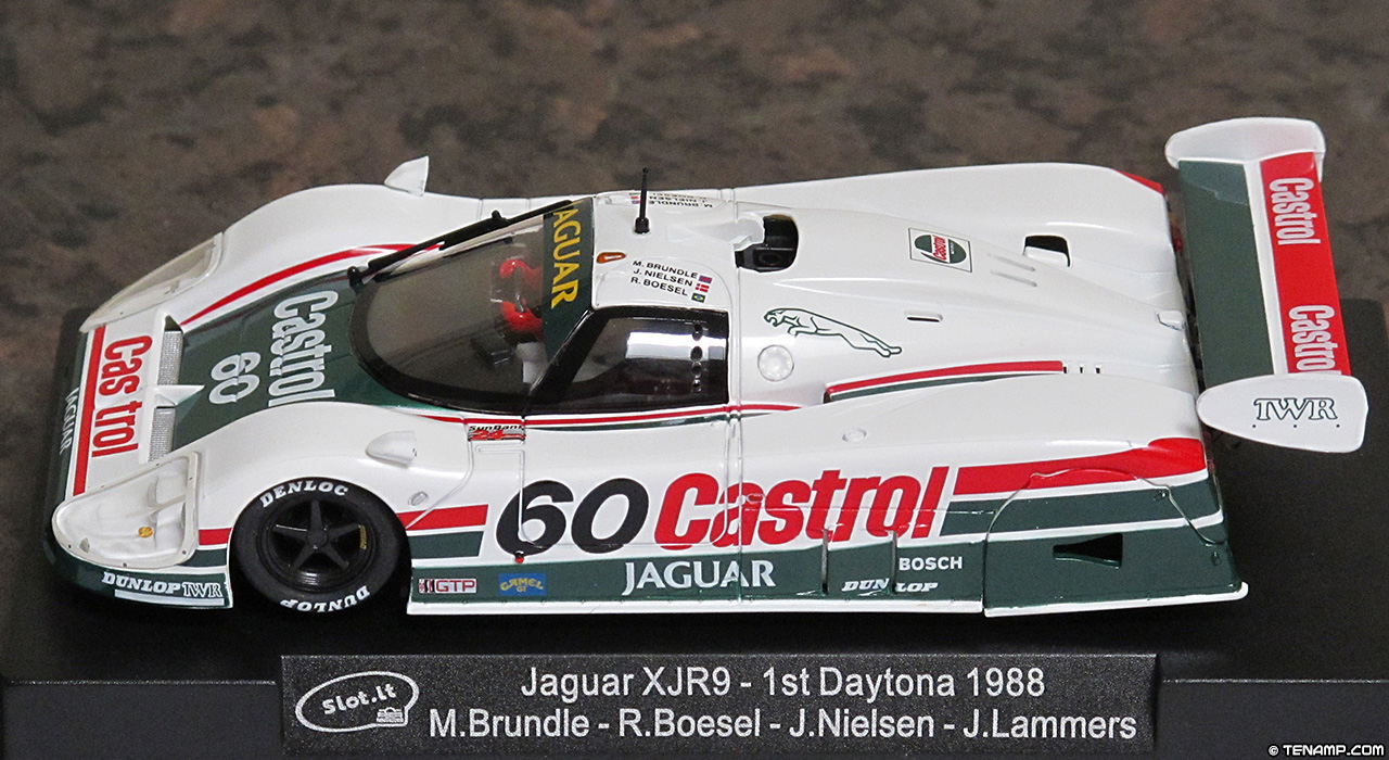 Slot.it SICA07C Jaguar XJR-9 - #60 Castrol. Castrol Jaguar Racing. Winner, Daytona 24 Hours 1988. Martin Brundle / Raul Boesel / John Nielsen