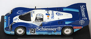 Slot.it CA09B Porsche 956 - #19 Schiesser. Brun Motorsport: DNF, Hockenheim 1000 Kilometres 1985. Stefan Bellof / Thierry Boutsen