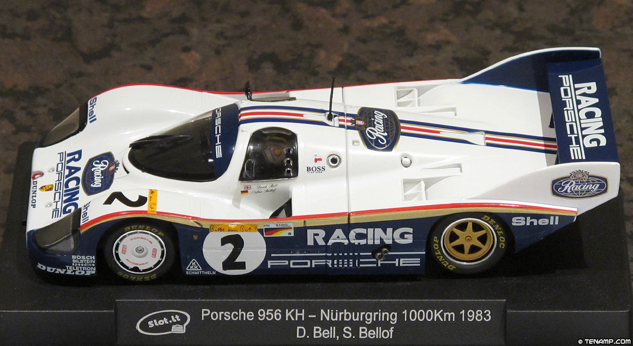 Slot.it CA09G Porsche 956 - #2 Rothmans Porsche: DNF, Nürburgring 1000 Kilometres 1983. Derek Bell / Stefan Bellof