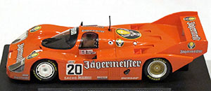Slot.it CA09H Porsche 956 - #20 Jägermeister. Brun Motorsport: 6th place, Hockenheim 1000 Kilometres 1985. Gerhard Berger / Walter Brun