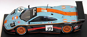 Slot.it CA10H McLaren F1 GTR - #39 Gulf. Gulf Team Davidoff McLaren: DNF, Le Mans 24 Hours 1997. Ray Bellm / Andrew Gilbert-Scott / Masanori Sekiya