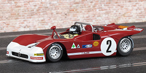 Slot.it CA11G Alfa Romeo 33/3 - #2. Autodelta SpA. 2nd place, Targa Florio 1971. Andrea de Adamich / Gijs van Lennep - 01