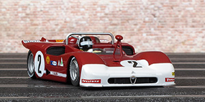 Slot.it CA11G Alfa Romeo 33/3 - #2. Autodelta SpA. 2nd place, Targa Florio 1971. Andrea de Adamich / Gijs van Lennep - 03