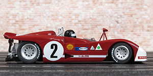 Slot.it CA11G Alfa Romeo 33/3 - #2. Autodelta SpA. 2nd place, Targa Florio 1971. Andrea de Adamich / Gijs van Lennep - 05