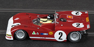 Slot.it CA11G Alfa Romeo 33/3 - #2. Autodelta SpA. 2nd place, Targa Florio 1971. Andrea de Adamich / Gijs van Lennep - 06