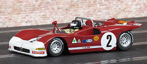 Slot.it CA11G Alfa Romeo 33/3 - #2. Autodelta SpA. 2nd place, Targa Florio 1971. Andrea de Adamich / Gijs van Lennep