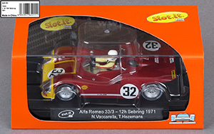 Slot.it CA11H Alfa Romeo 33/3 - #32. 3rd place, 12 Hours of Sebring 1971 - 09