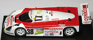Slot.it CA19C Toyota 88C - #38 Denso. Toyota Team Tom's: DNF, Le Mans 24 Hours 1989. Kaoru Hoshino / Didier Artzet / Keiichi Suzuki