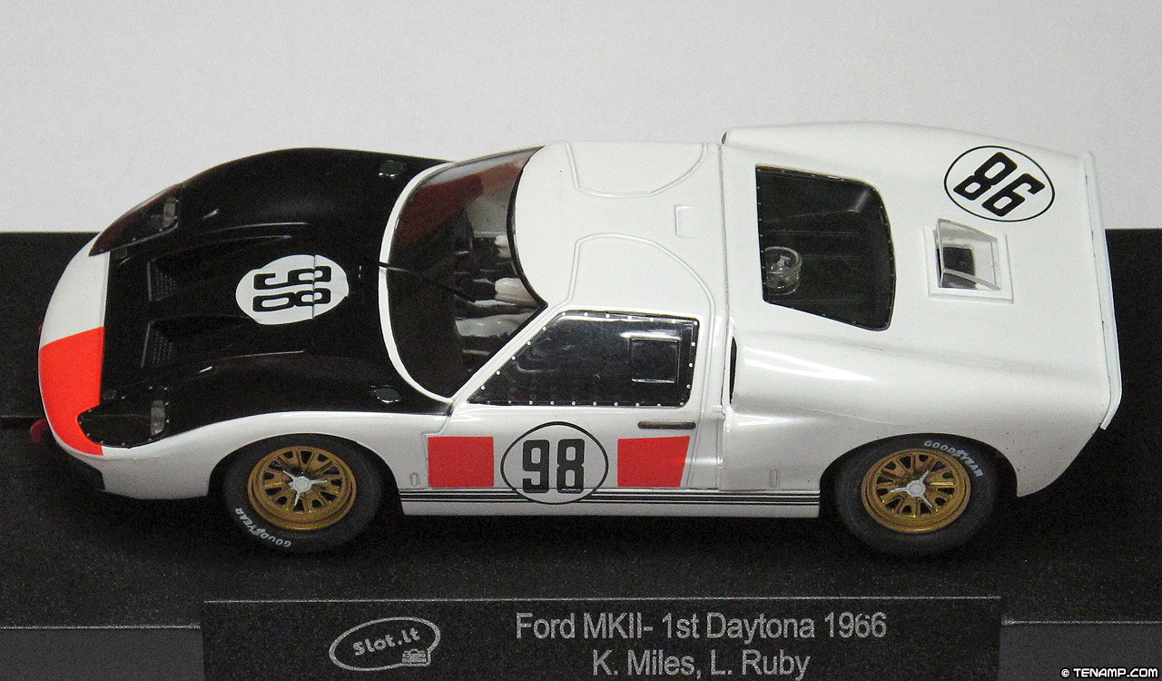 Slot.it CA20B Ford Mk II - #98 Shelby American Inc. Winner, Daytona 24 Hours 1966. Ken Miles / Lloyd Ruby