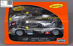 Slot.it CA24C Audi R18 TDI - #3 Audi Sport North America. DNF, Le Mans 24 Hours 2011. Allan McNish / Tom Kristensen / Rinaldo Capello - 06