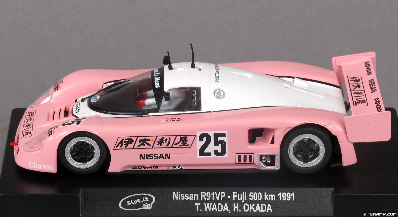 Slot.it CA28G Nissan R91VP - #25 Team Le Mans: 4th place, Fuji 500 Kilometres 1991. Takao Wada / Hideki Okada