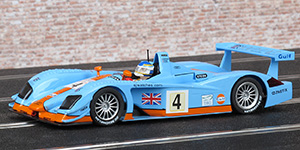 Slot.it CA33B Audi R8 LMP - #4 Gulf. Johansson Motorsport: DNF, Le Mans 24 Hours 2001. Stefan Johansson / Patrick Lemarié / Tom Coronel - 01