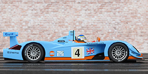 Slot.it CA33B Audi R8 LMP - #4 Gulf. Johansson Motorsport: DNF, Le Mans 24 Hours 2001. Stefan Johansson / Patrick Lemarié / Tom Coronel - 03