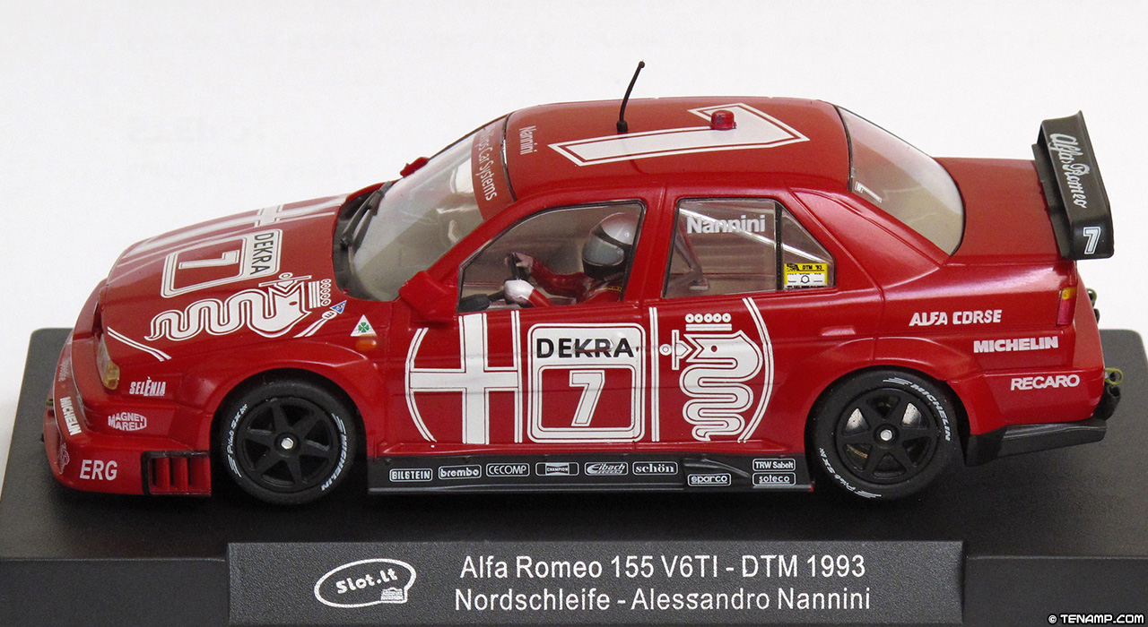 Slot.it CA35A Alfa Romeo 155 V6Ti - #7 Alfa Corse. DTM 1993. Alessandro Nannini