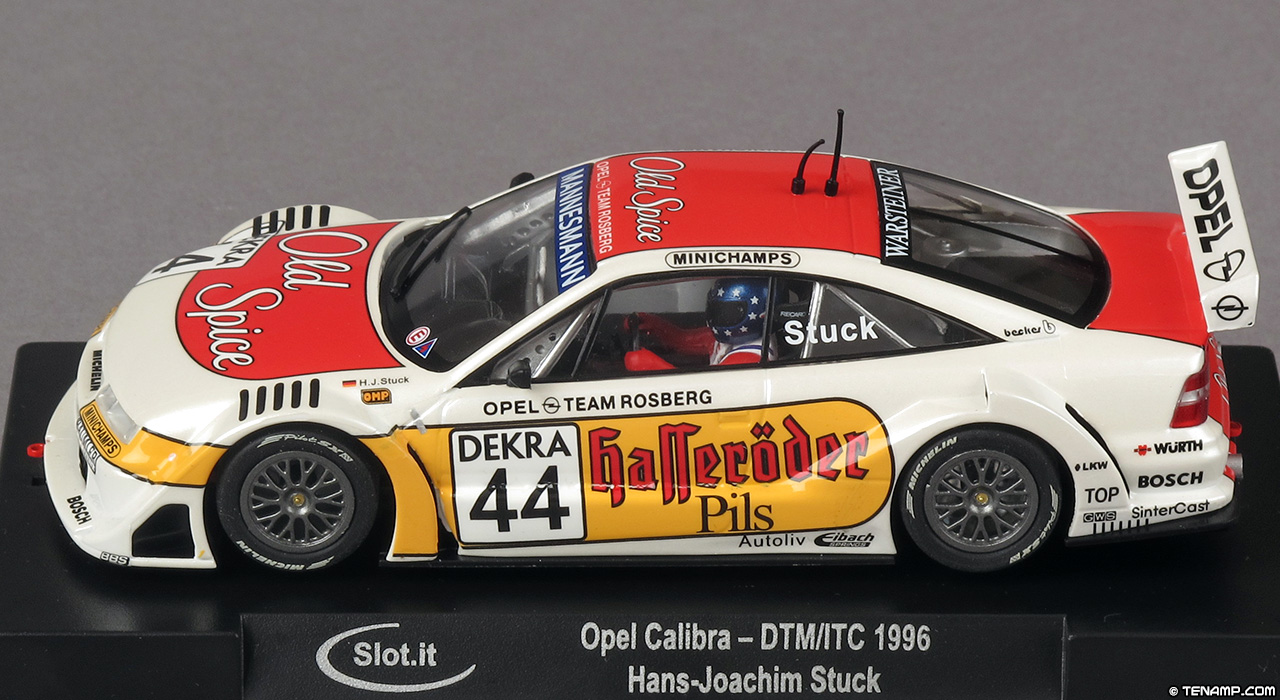 Slot.it CA36C Opel Calibra - #2 Old Spice/Hasseröder. Opel Team Rosberg. Keke Rosberg, 9th place DTM, 4th place ITC, Avus Ring DTM/ITC 1995