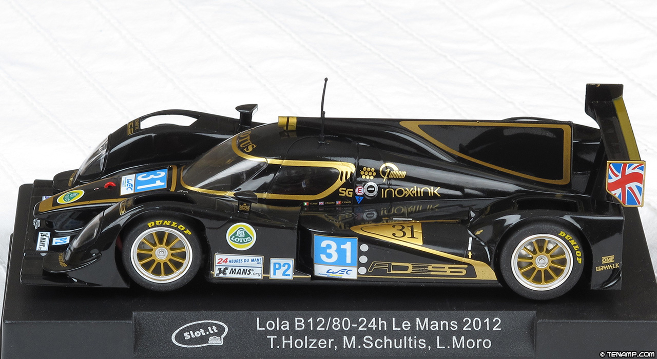 Slot.it CA39A Lola B12/80 - #31 Lotus. DNF, Le Mans 24 Hours 2012. Thomas Holzer / Mirco Schultis / Luca Moro