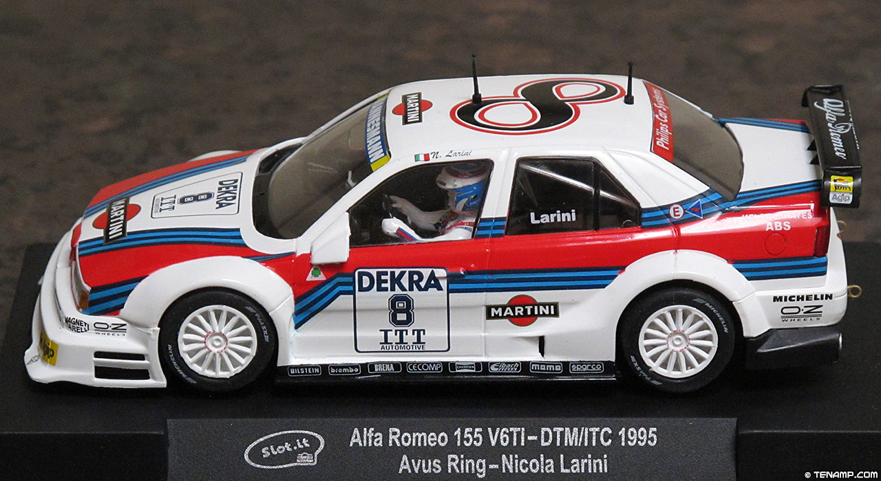 Slot.it CA40A Alfa Romeo 155 V6Ti - #8 Martini. Alfa Corse, DTM & ITC 1995. Nicola Larini