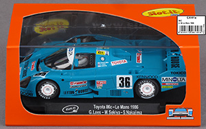 Slot.it CA41A Toyota 86C - #36 Leyton House. Tom's Co. Ltd. DNF, Le Mans 24 Hours 1986. Geoff Lees / Satoru Nakajima / Masanori Sekiya - 06