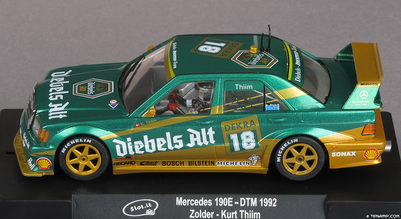 Slot.it CA44A Mercedes 190E - #18 Diebels Alt. Zakspeed: DTM Zolder 1992. Kurt Thiim