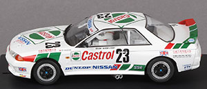 Slot.it CA47A Nissan Skyline GT-R - #23 Castrol. Hasemi Motorsport: Winner, Guia Race of Macau 1990. Masahiro Hasemi