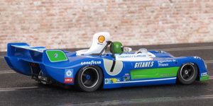 Slot.it CW18 Matra-Simca MS 670B - #7 Gitanes. Winner, Le Mans 24 Hours 1974. Equipe Gitanes: Henri Pescarolo / Gérard Larrousse - 02