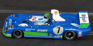 Slot.it CW18 Matra-Simca MS 670B - #7 Gitanes. Winner, Le Mans 24 Hours 1974. Equipe Gitanes: Henri Pescarolo / Gérard Larrousse - 06