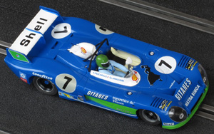 Slot.it CW18 Matra-Simca MS 670B - #7 Gitanes. Winner, Le Mans 24 Hours 1974. Equipe Gitanes: Henri Pescarolo / Gérard Larrousse - 07