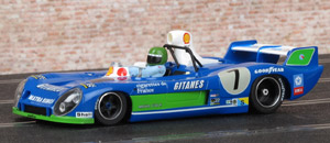 Slot.it CW18 Matra-Simca MS 670B - #7 Gitanes. Winner, Le Mans 24 Hours 1974. Equipe Gitanes: Henri Pescarolo / Gérard Larrousse
