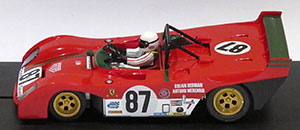 Slot.it KF01C Ferrari 312 PB - #87 SEFAC Ferrari. DNF, Watkins Glen 6 Hours 1972. Brian Redman / Arturo Merzario