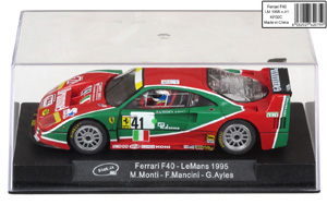 Slot.it KF02C Ferrari F40 - #41 Brummel. 18th place, Le Mans 24 Hours 1995. Gary Ayles / Massimo Monti / Fabio Mancini - 11