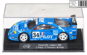 Slot.it KF02D Ferrari F40 - #34 Pilot Aldix Racing. 12th place, Le Mans 24 Hours 1995. Michel Ferté / Olivier Thévenin / Carlos Palau - 11